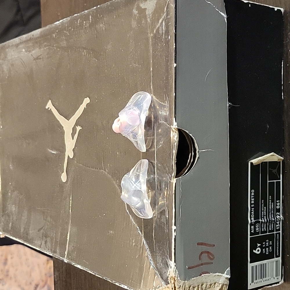 Jordan 5 Retro (GS) Rare "Shy Pink" (Stealth)  (2006) Men 6Y Women 7.5 EUC W/BOX - Picture 12 of 12